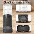 Automatic Dog Water Dispenser with Stainless Steel Bowl,Gravity Pet Waterer, Automatic Water Injection and Stop Water In
