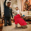 Fuzzy Dog Sweaters for Large Dogs Pet Hoodie Clothes Warm Soft Pet Coats Hooded Sweatshirt Dog Sweaters for Extra Large 