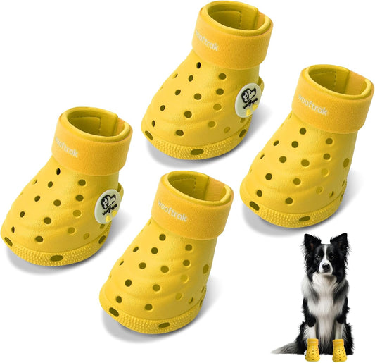 Dog Shoes Breathable Dog Shoe for Hot Pavement, Dog Booties and Paw Protectors, Non-Slip Waterproof Dog Sandals Boots