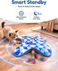 PetBusy Smart Interactive Cat Toys for Indoor Cats Chasing and Pouncing Fun