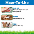 Squishface Dog Ear Relief Individual Finger Sheath Wipes – Non-Allergenic Ingredients & Irritation-Reducing Formula Cleans & Deodorizes, Helps Prevent Ear Itch & Odor – for All Breeds! (60 Count)