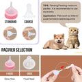 Puppy Kitten Nursing Bottle 3.4oz - Small Animal Feeding Kit with Nipples | Hand Feeding Supplies for Puppies, Kittens, 