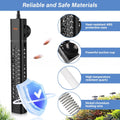 hygger 200w Aquarium Heater, Submersible Fish Tank Heater with Intelligent Temperature Control and Leaving Water Automat