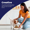SPOT by Ethical Products – Ceramic Stoneware Pet Bowl for Cats and Small Dogs,Classic Heavy Duty Non Slip Ceramic Cat Di