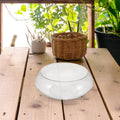Clear Fish Bowl Vase Bubble Bowl Round Shallow Planter Plastic Container Fish Bowl Aquatic Plant Pot Daffodil Pot Hydrop
