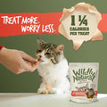 Wildly Natural Crunchy Cat Treats, Protein Cat Treats, Salmon Flavor, 2.5oz