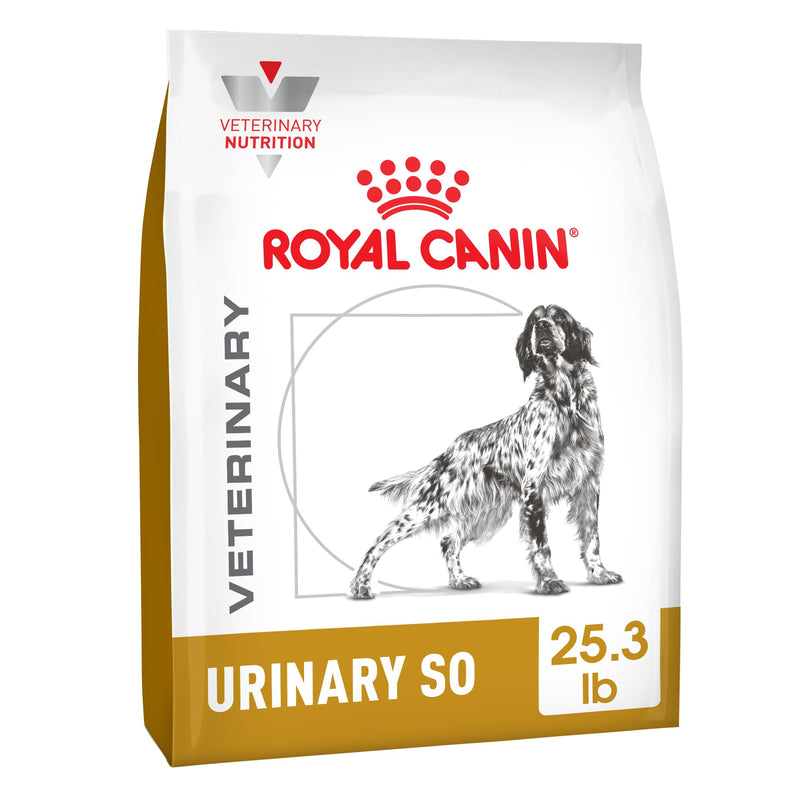 Royal Canin Veterinary Diet Canine Urinary SO Adult Dry Dog Food, 25.3 lb Bag