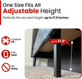 Hidden Under Bed Pet Blocker – Dog and Cat Barrier up to 17.5” Tall (Adjustable). Includes 3 Pcs to Cover Whole Bed, Car