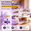 Cat Calming Diffuser with Advanced Pheromone Technology, 120 Days Plug in Diffuser for Multi Cat Home, Reduce Stress, Ur