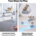 Pet Prime Interactive Cat Mouse Toy with Remote Control,Rechargeable Automatic Moving Mouse for Indoor Cats & Kitten,Exe