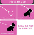6FT Dog Training Leash - Slip Lead for Small & Medium Dogs - Strong, Lightweight, No Pull - Comfortable Loop (D-Pink, 6F