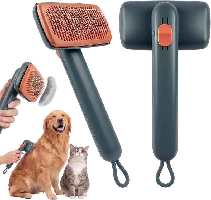 Cat Brushes for Indoor Cat，Pet Brush for Dog Cats Grooming Kit Supplies Hair Grooming for Long Short Hair Cats Dogs
