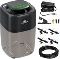 10L Reptile Mister Fogger with Timer, 4 Nozzles, High Pressure Automatic Misting System for Reptile Tank, Terrarium Humi