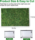 Reptile Carpet Terrarium Liner Bedding Substrate Floor Mat,15.7"x11.8"