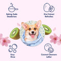 Arm & Hammer Deodorizing Dog Shampoo with Baking Soda for Odor Control, Tearless Moisturizing Formula for Sensitive Skin, Fresh Kiwi Blossom Scent, Safe for Dogs and Puppies, 20 Fl Oz