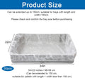 50 Pcs Disposable Bird Cage Liners, 34 x 22 Inch Clear Plastic Bird Cage Liner Large Size Parakeet Cages Bottom Liner fo