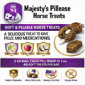 Majesty's PillEase Horse Treats | A Delicious Soft and Pliable No Bake Cookie Horse Treat | Makes Giving Pills & Medicat
