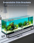 Pawfly Aquarium Light for Plants, 42 W Bluetooth Fish Tank Light, Full Spectrum Aquarium Lights for 48"-54" Fish Tanks, 