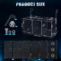 Fish Breeding Box, Acrylic Isolation Box Aquarium Hatchery Incubator with Suction Cups for Newborn Fry, Shrimp, Guppy, C