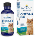 Nordic Naturals Omega-3 Cat, Unflavored - 2 oz - 304 mg Omega-3 Per One mL - Fish Oil for Cats with EPA & DHA - Promotes Heart, Skin, Coat, & Immune Health - Non-GMO