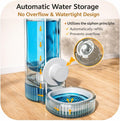 Hanging Automatic Food and Water Dispenser, Gravity Rabbit Feeder Set, Cage Cat Food Bowl Dog Feeding Station for Puppy 