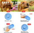 Dog Water Bottle with Food Container, Portable Pet Dog Water Dispenser for Outdoor Walking,Hiking,Travel,Puppy Essential
