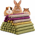 40 Pcs Natural Rabbit Chew Timothy Hay Sticks Mixing Flowers