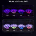 Glow-in-the-Dark Silicone Aquarium Flower (Purple, Sunflower)
