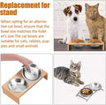 ARGCONNER 6 Pcs Stainless Steel Cat Bowls, Metal Cat Bowls Whisker Friendly, 5.5Inch Shallow Wide Cat Food Dishes, Replacement Basic Cat Plates