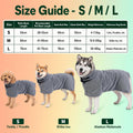 Dog Bathrobe Super Absorbent Pet Drying Towel Robe with Adjustable Strap