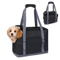 Dog Carriers for Small Dogs Puppy Purse Carrying Bag for Dog 0-11lbs Tote Bag Carrier with Pocket for Cat,Dog,Rabbit Under 11lbs Outdoor Puppy Carrier (Black, L15 * W7.5 *H 11.8 ")