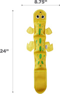 Outward Hound Fire Biterz Lizard Tough Chew Dog Toy, Plush & Squeaky, 24"