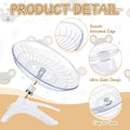 Thyle 2 Pcs Hamster Flying Saucer Silent Running Exercise Wheel