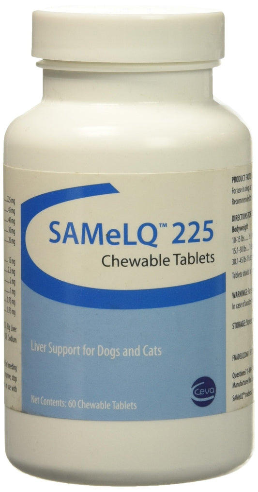 S Adenosyl 225 (SAMe) for MEDIUM / LARGE DOGS 225 mg (60 tabs)