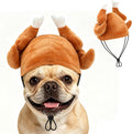BWOGUE Medium Dog Thanksgiving Turkey Adjustable Party Hat