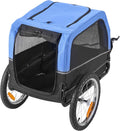 VEVOR Dog Bike Trailer, Supports up to 66 lbs, Pet Cart Bicycle Carrier for Small & Medium Dogs, Easy Folding Frame with Quick Release Wheel, Universal Bicycle Coupler, Reflector, Flag, Internal Leash