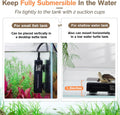 hygger Mini Fish Tank Submersible Heater 50W for 5-10 Gallons Small Betta Aquarium Heater with Digital Display Controlle