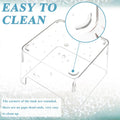 2 Pack Hermit Crab Water Tank, Hermit Crab Cage Accessories with Climbing Ramp Hermit Crab Aquarium Salt Water Pool for 