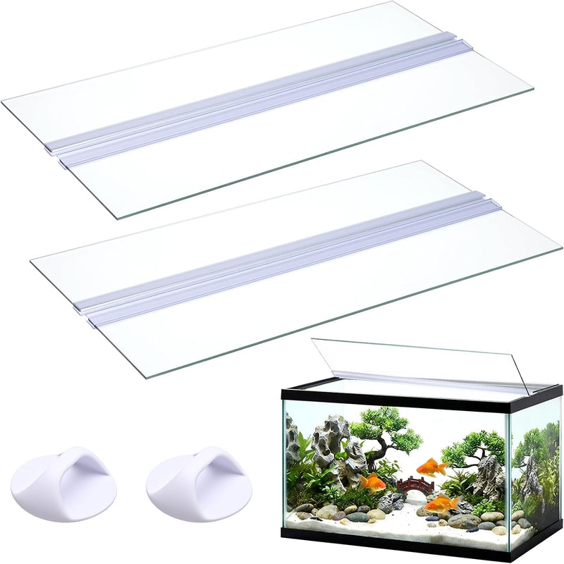 Sawysine 2 Set Aquarium Glass Canopy 19.33
