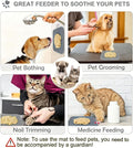 Licking Mat for Dogs & Cats with Suction Cups, 1 Pack Square Dog Slow Feeder Lick Pat for Anxiety Relief & Boredom, Dog 