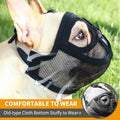 BARKLESS Short Snout Muzzle for French Bulldog, Shih Tzu, Soft Mesh Muzzle