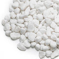 onlyfire 10 lbs White Gravel Pebbles, 1/5" Natural Decorative River Rocks
