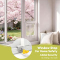 Vertical Cat Door for Window, Fits 43"- 47" Height Sliding Window, 3-Min No Damage Install, Sturdy Aluminum Frame, Weath