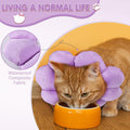 ANWA Cat Cone Collar Soft, Waterproof Cat Recovery Collar, Adjustable Soft Cone for Cats After Surgery