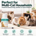 Cat Dewormer Broad Spectrum Triple Dewormer for Cats for Tapeworms, Roundworms & Hookworms