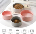 6'' Ceramic Dog Bowl - 30Oz Classic Dogs Food & Water Bowl for Small and Medium Breed Dogs, Heavy Duty Non-Slip Dog Dish