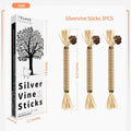 YWAOOH 3 Pack Silvervine Sticks Cat Toys, 100% Natural Kitten Teething Chew Toys, Catnip Toys for Kittens & Cats, Cat Approved Gift, Protects Furniture