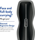 Wahl Professional Animal Horse Grooming Rubber Curry Brush, 858712, Black