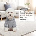 2 Pack Dog Hoodie Warm Hood Dog Sweater Cold Weather Small Dogs Sweatshirt Comfort Pet Clothes for Small Medium Dogs wit