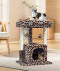 SYANDLVY 27" Cat Tree for Indoor Cats, Activity Tower with Scratching Posts